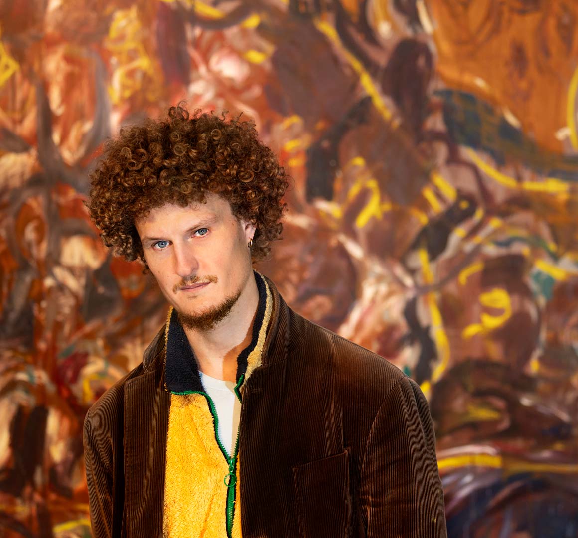 Kunstner Bjørn Magnussen udsmykker Nørrebro Street Food